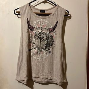 Cow Skull Tank